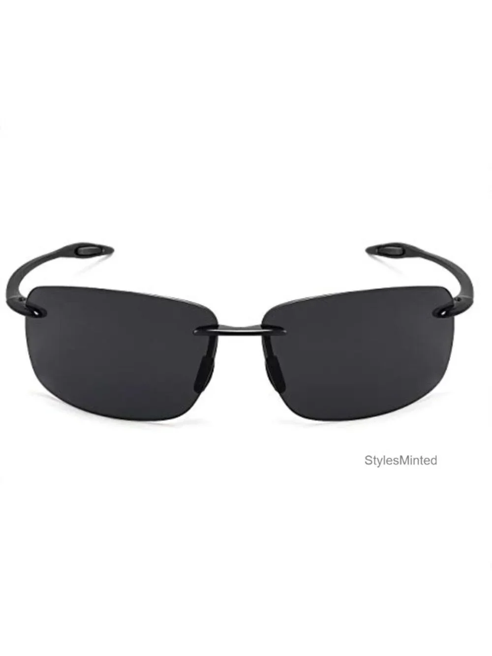 Tr90 Rimless Sports Sunglasses for Running Fishing Golf Driving